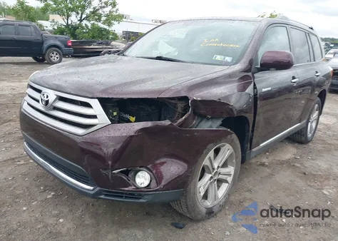 2013 Toyota Highlander Limited V6 from USA, damaged, VIN 5TDDK3EH1DS275763